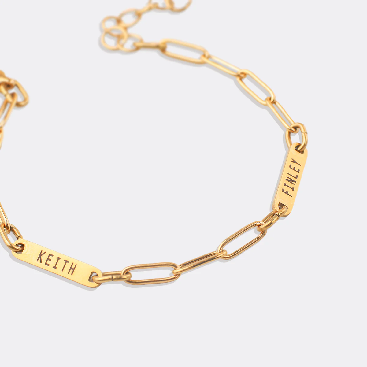 Personalized Paperclip Name Bracelet - Image 37