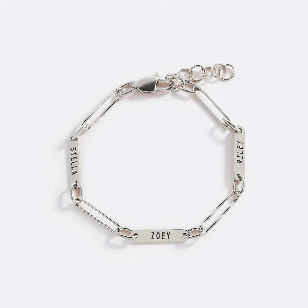 Personalized Paperclip Name Bracelet - Image 45