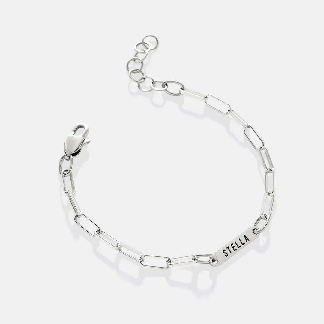 Personalized Paperclip Name Bracelet - Image 47