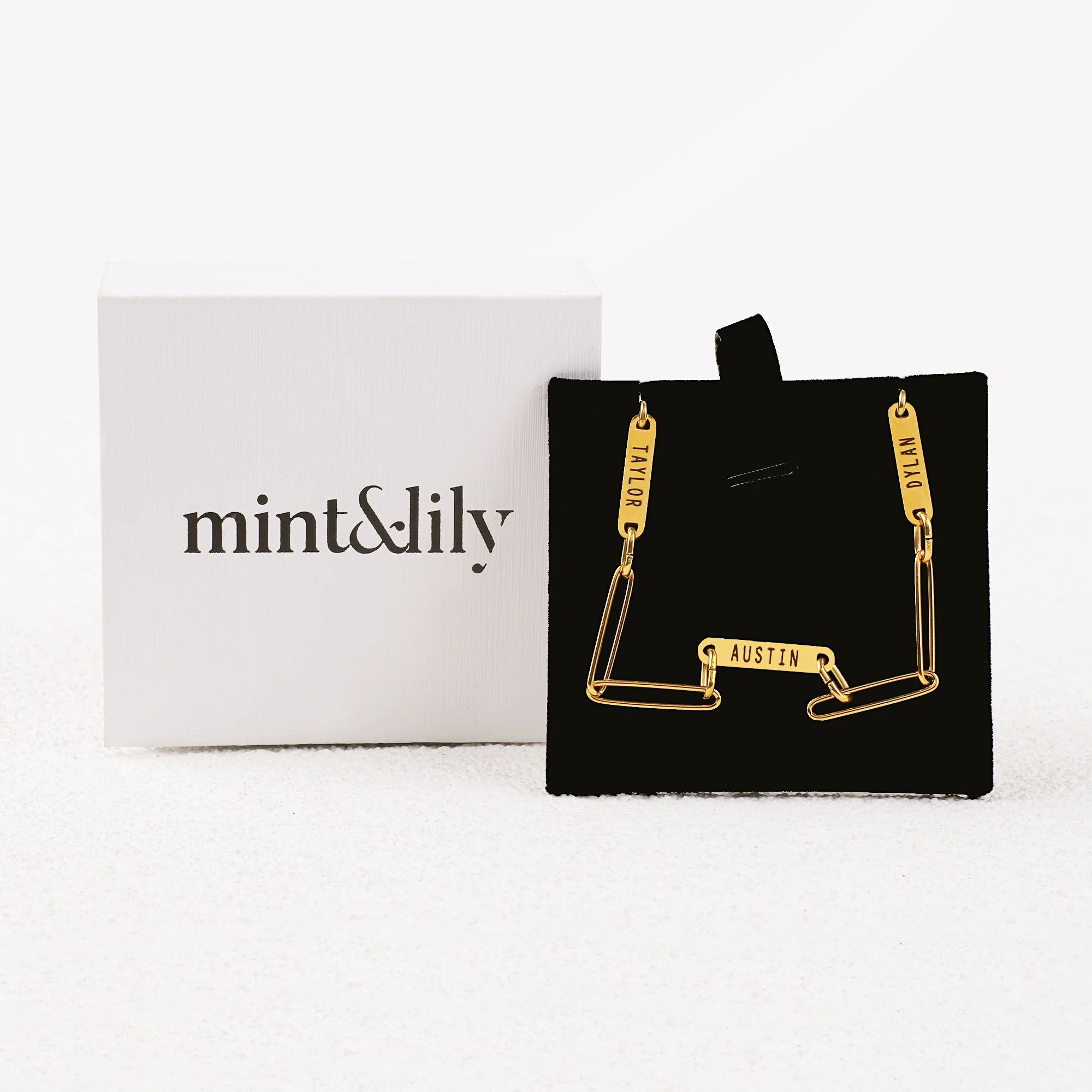Paperclip Necklace With Personalized Names - Image 46