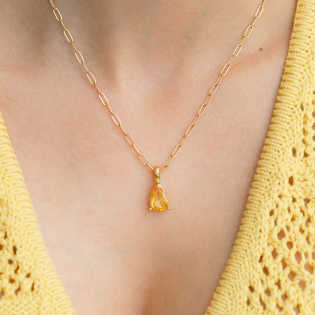 Teardrop Birthstone Charm - Image 108