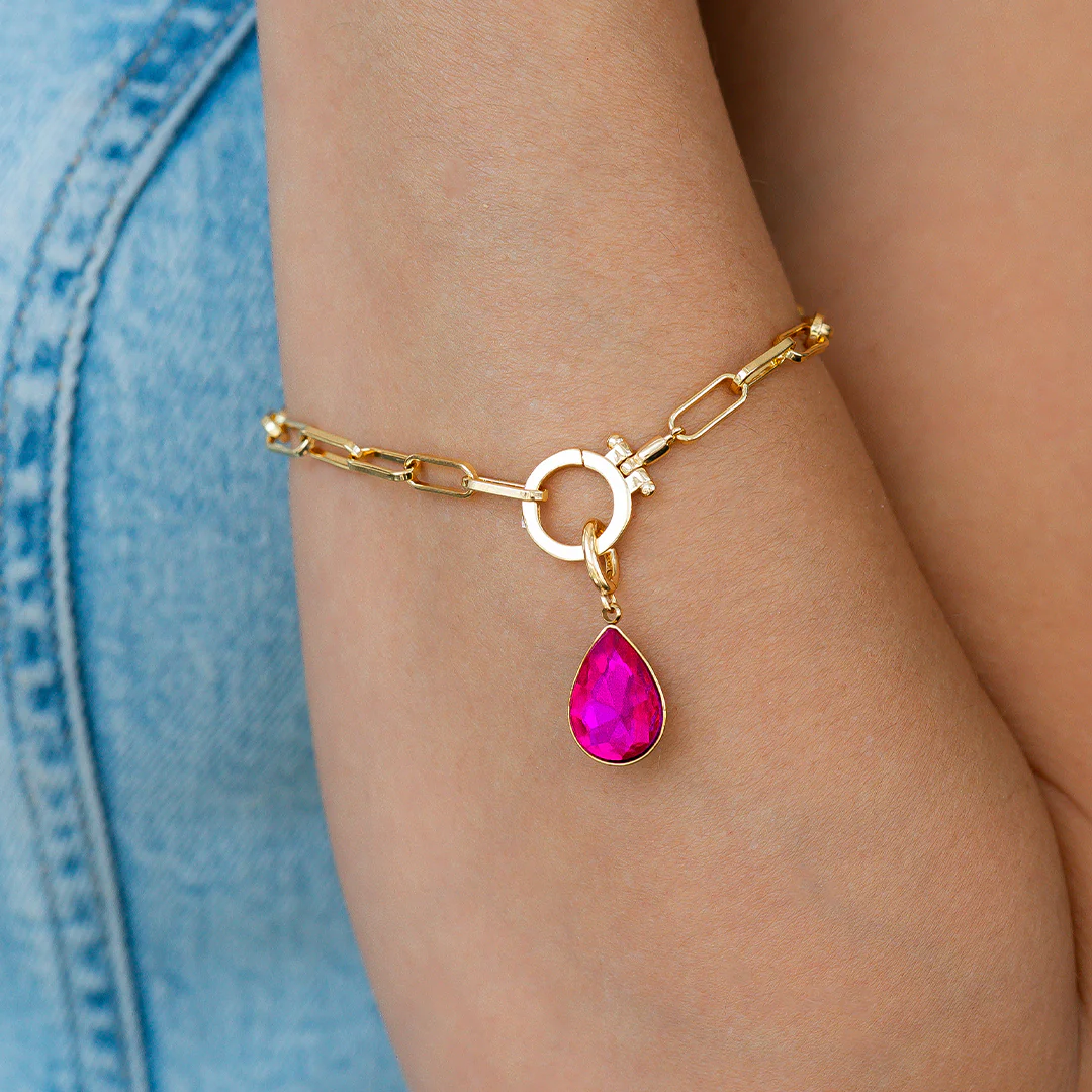 Teardrop Birthstone Charm - Image 115