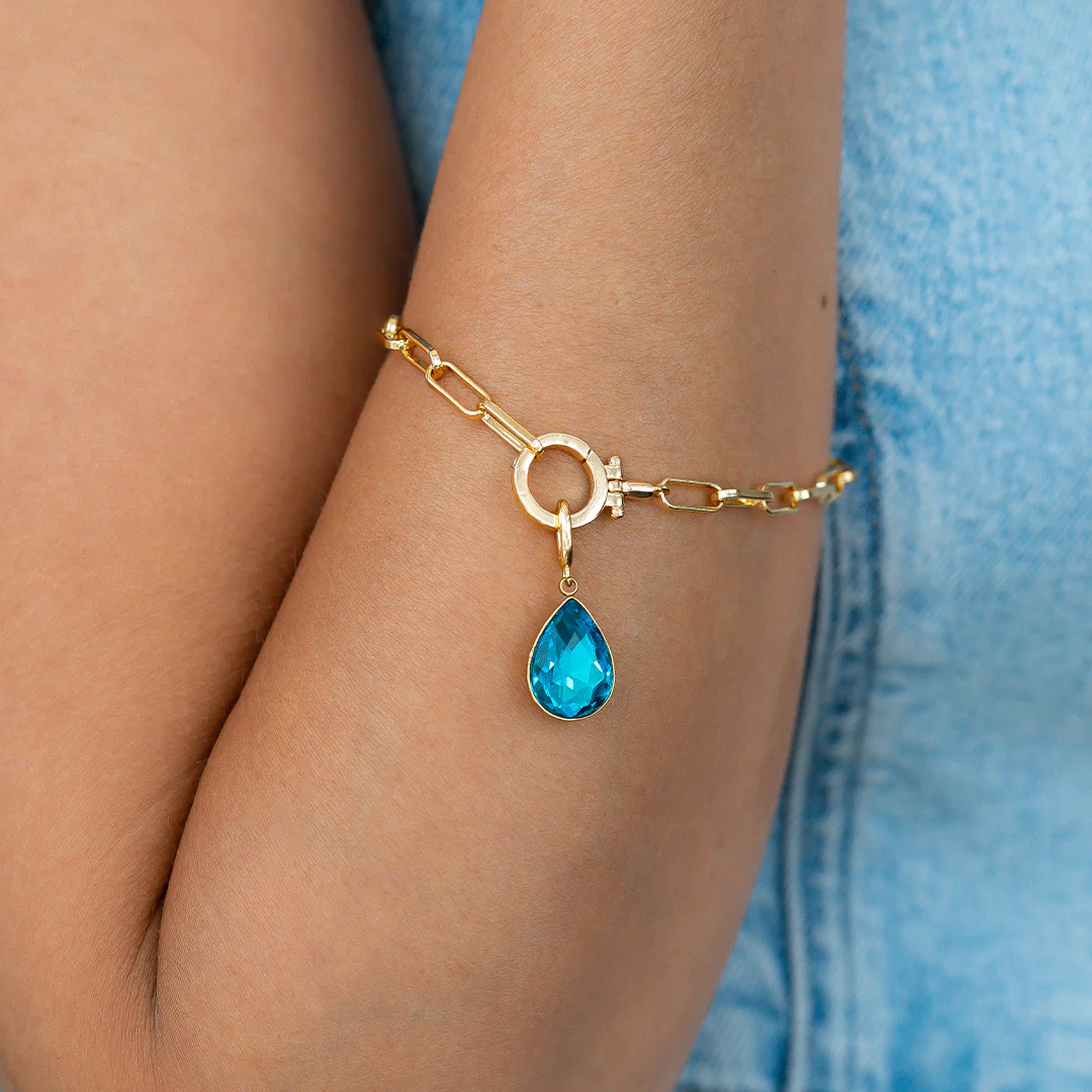 Teardrop Birthstone Charm - Image 117