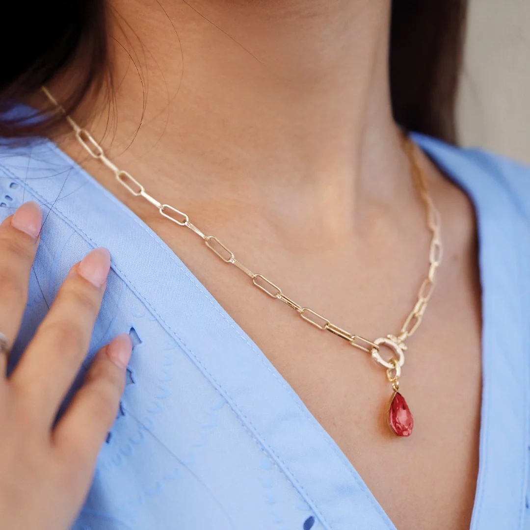 Teardrop Birthstone Charm - Image 3