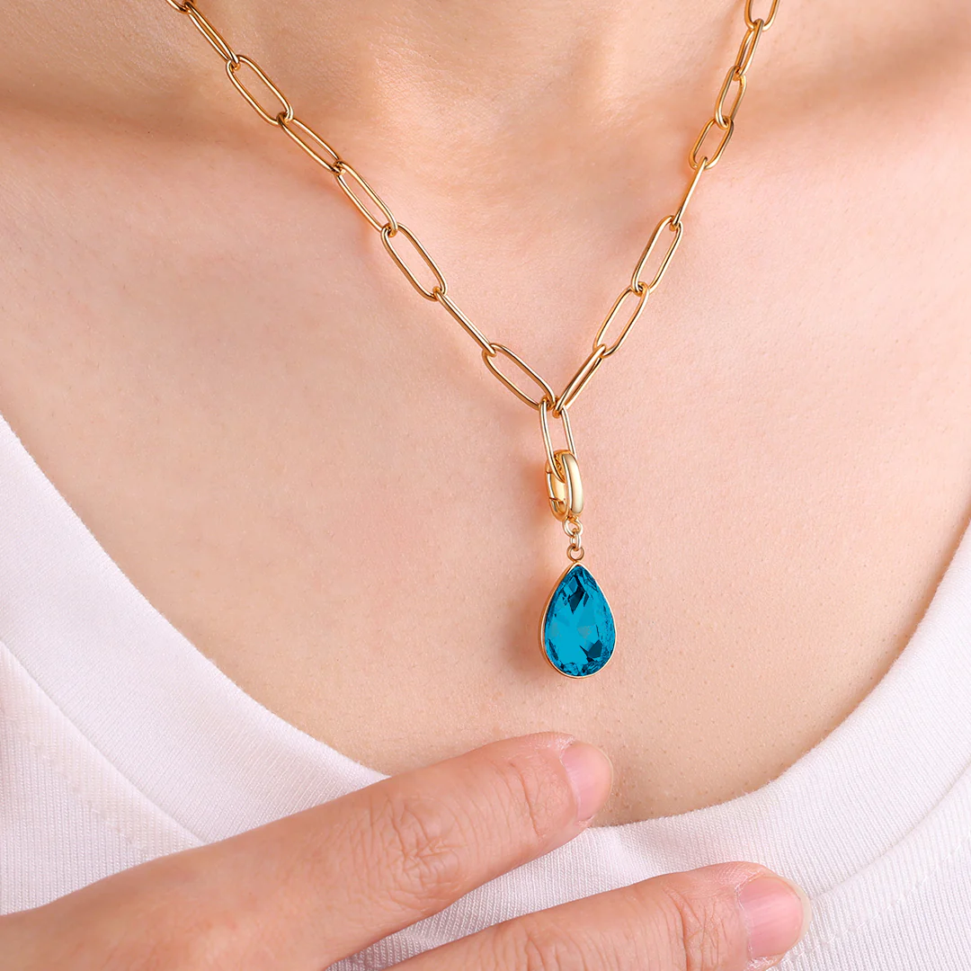 Teardrop Birthstone Charm - Image 49