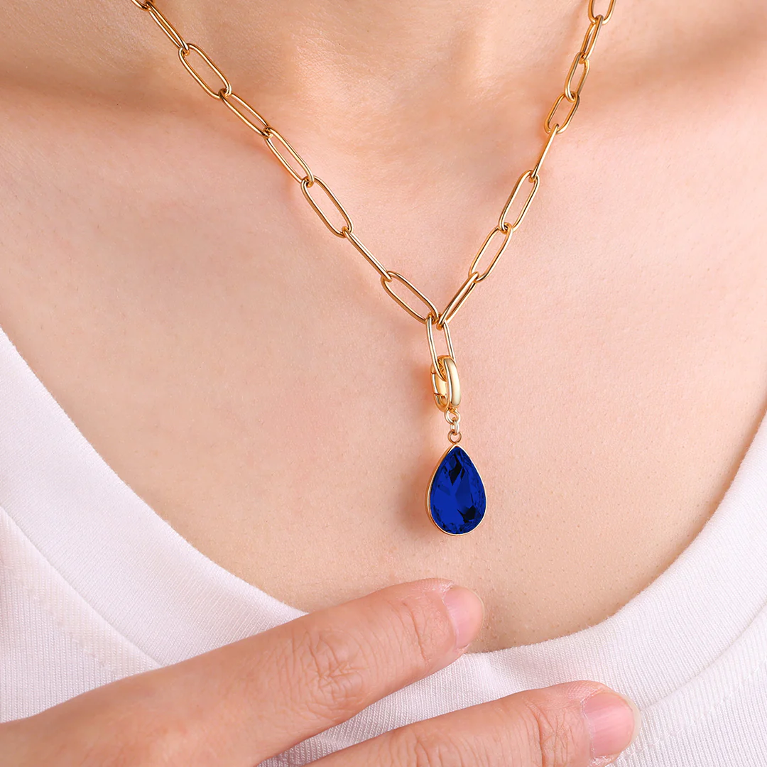 Teardrop Birthstone Charm - Image 52