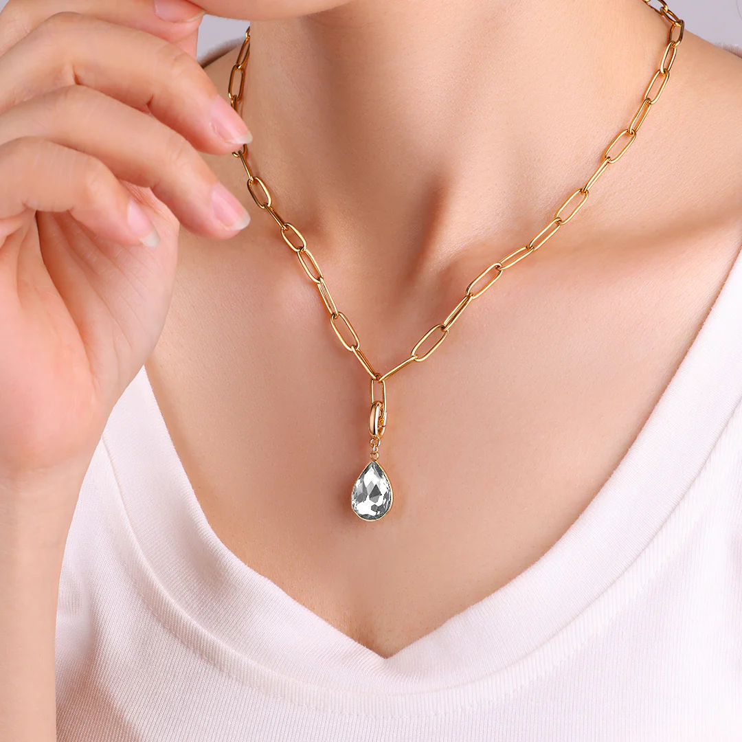Teardrop Birthstone Charm - Image 6