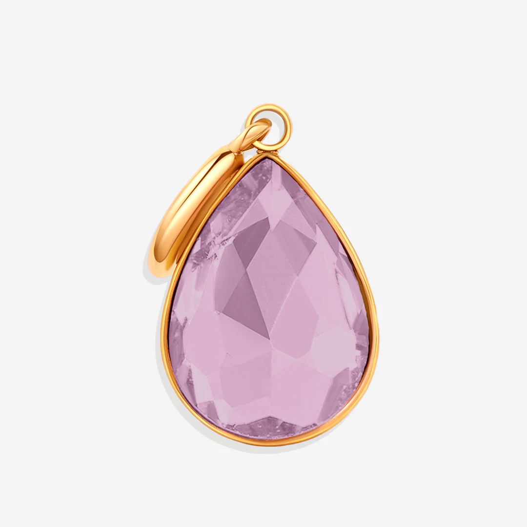 Teardrop Birthstone Charm - Image 75