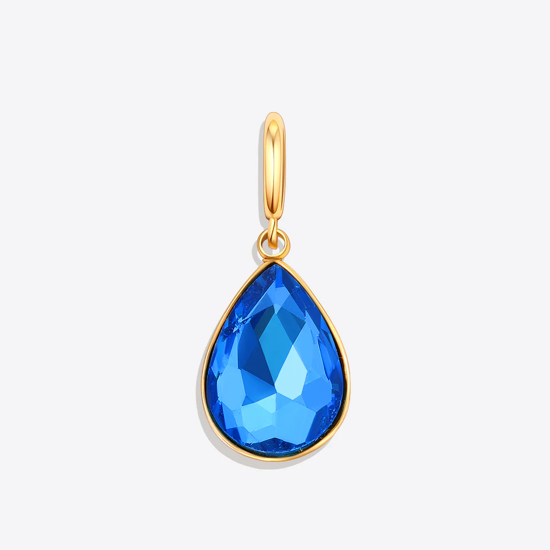 Teardrop Birthstone Charm - Image 76