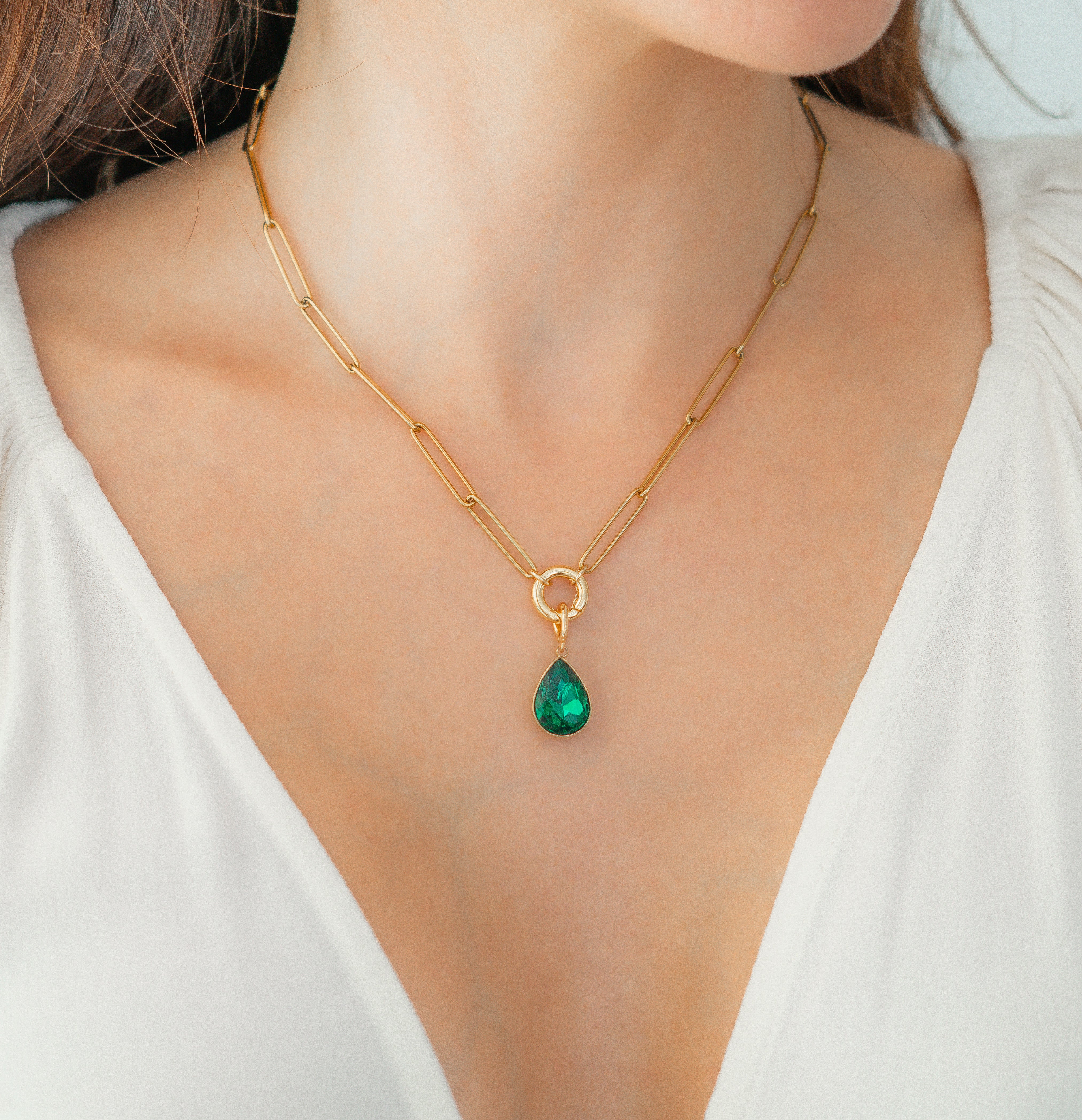 Teardrop Birthstone Charm - Image 78