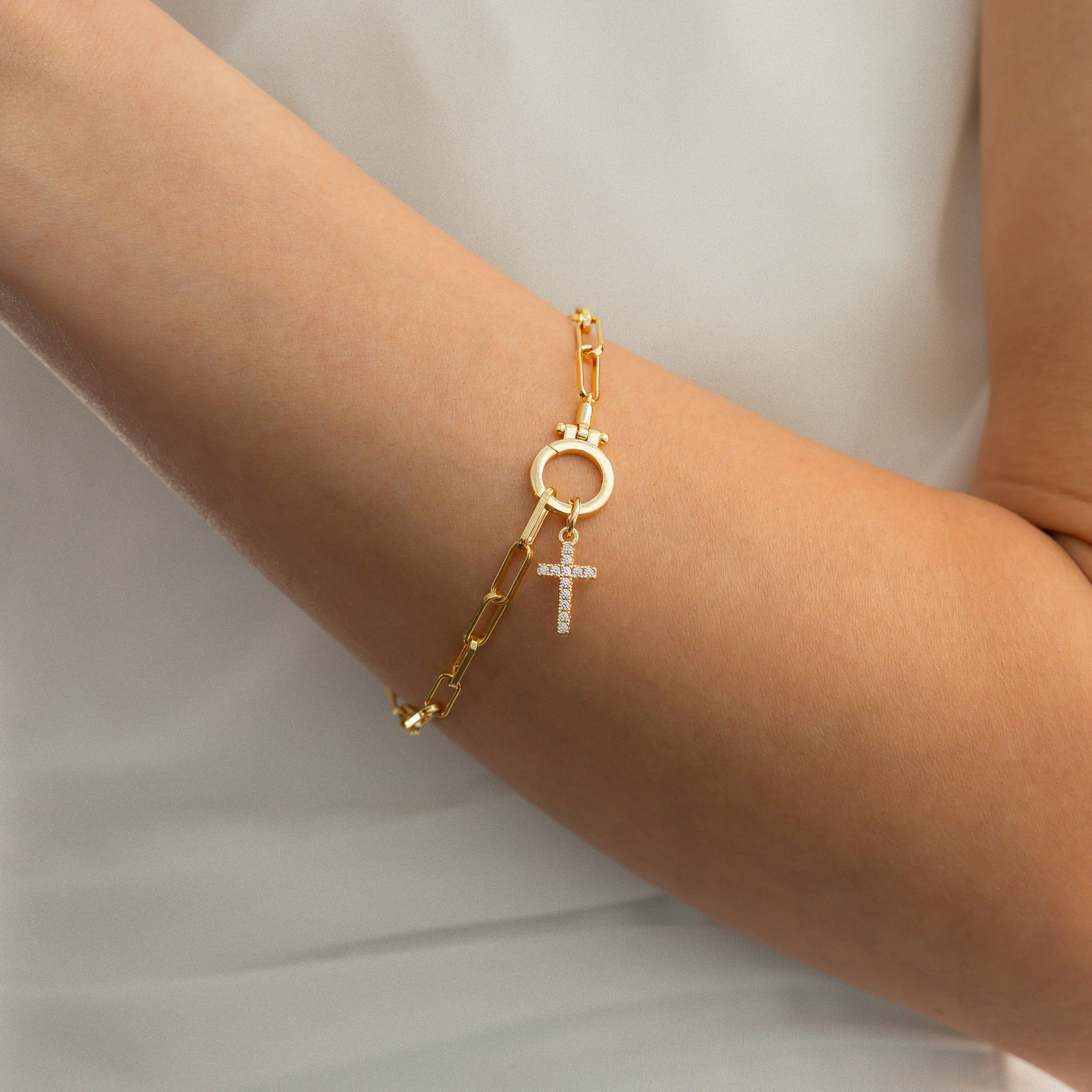 Pave Cross Charm - Image 10