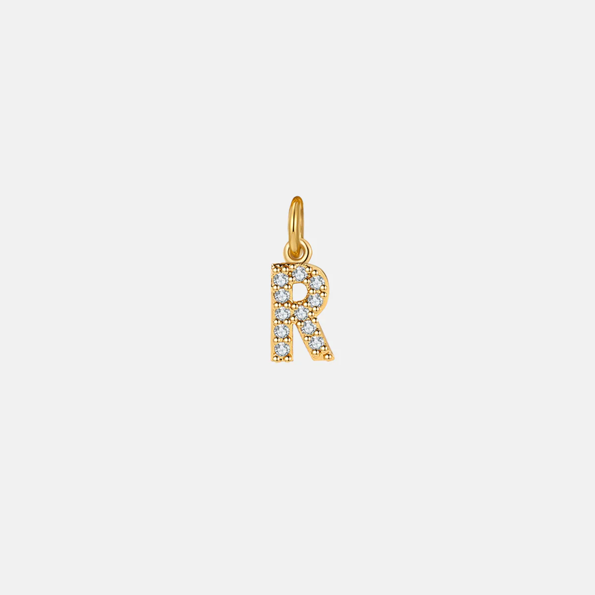 Dainty Pave Initial Charm - Image 20