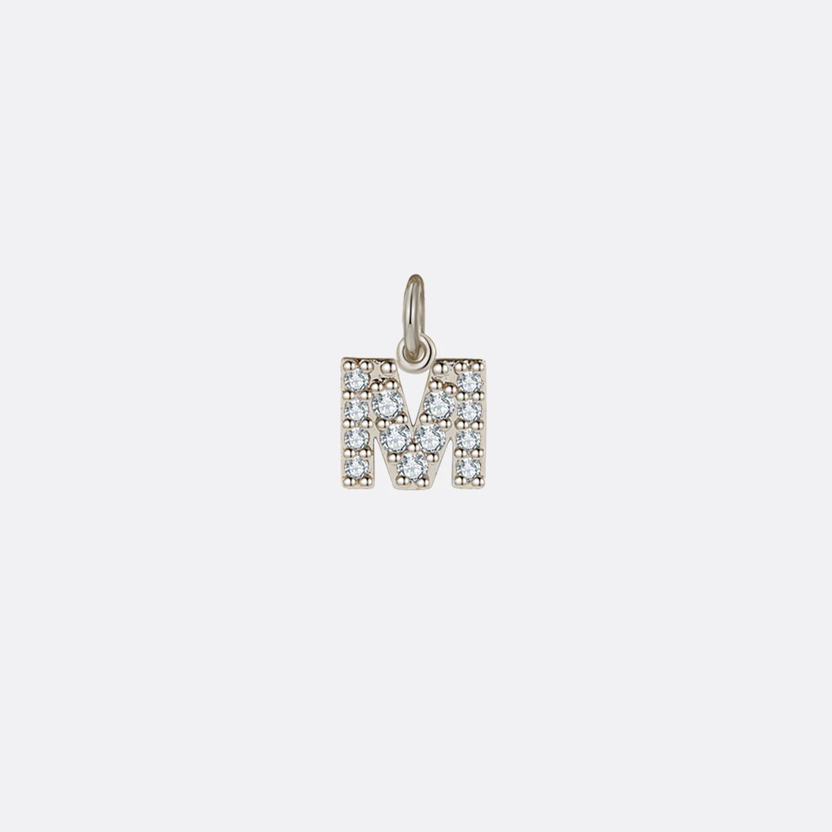 Dainty Pave Initial Charm - Image 41