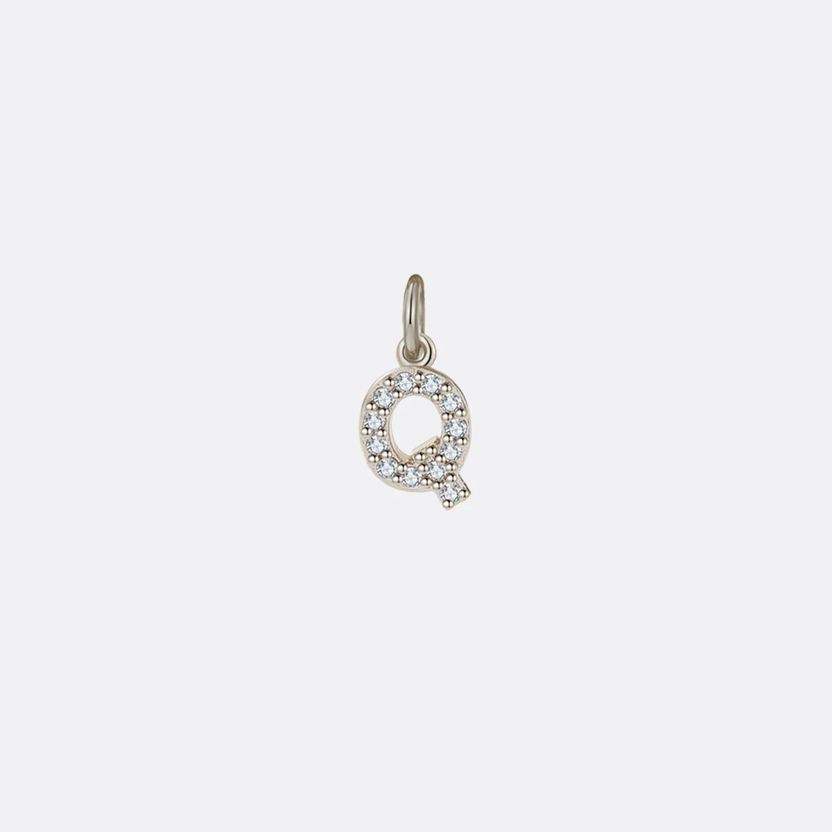 Dainty Pave Initial Charm - Image 45