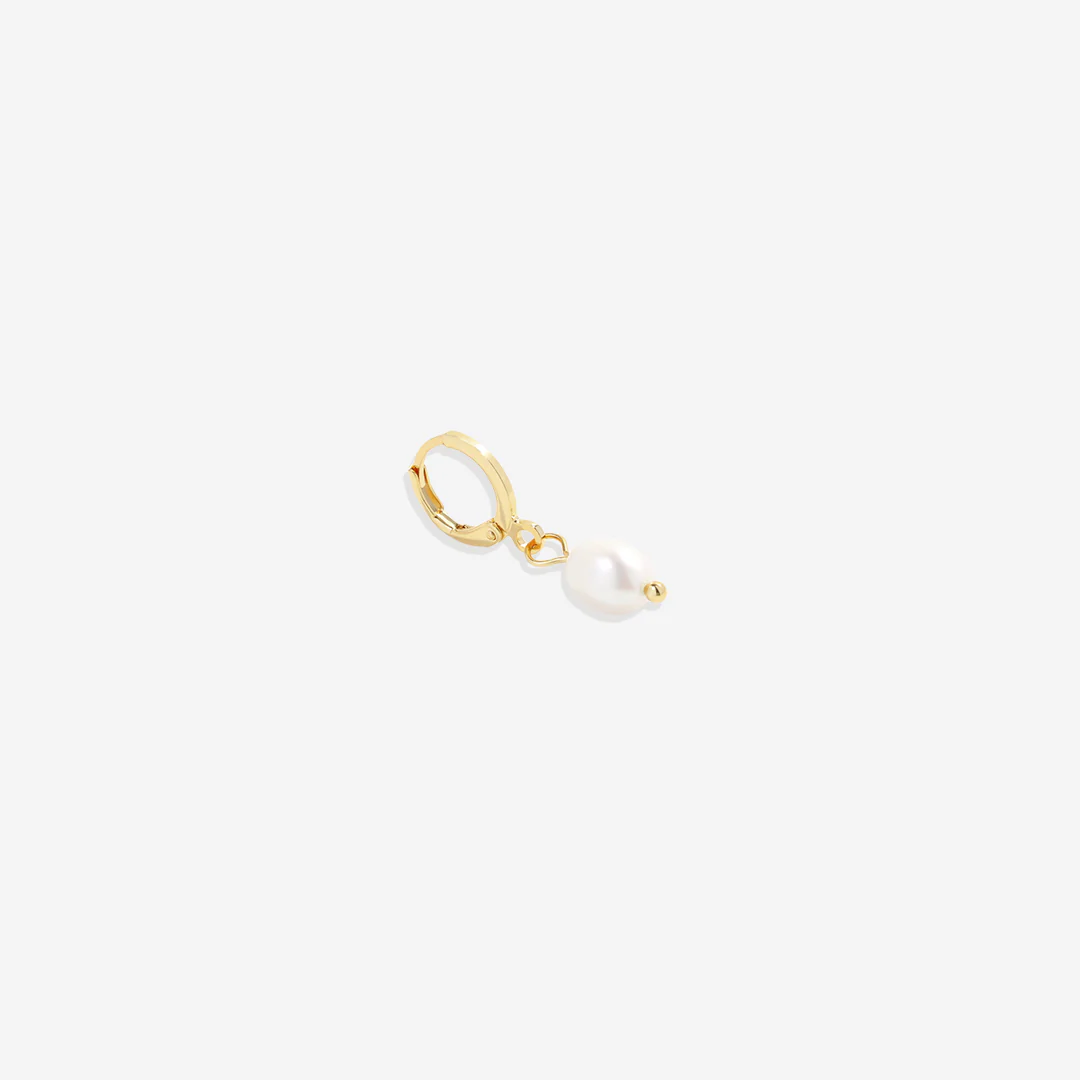 Freshwater Pearl Drop Huggie Earrings - Image 29