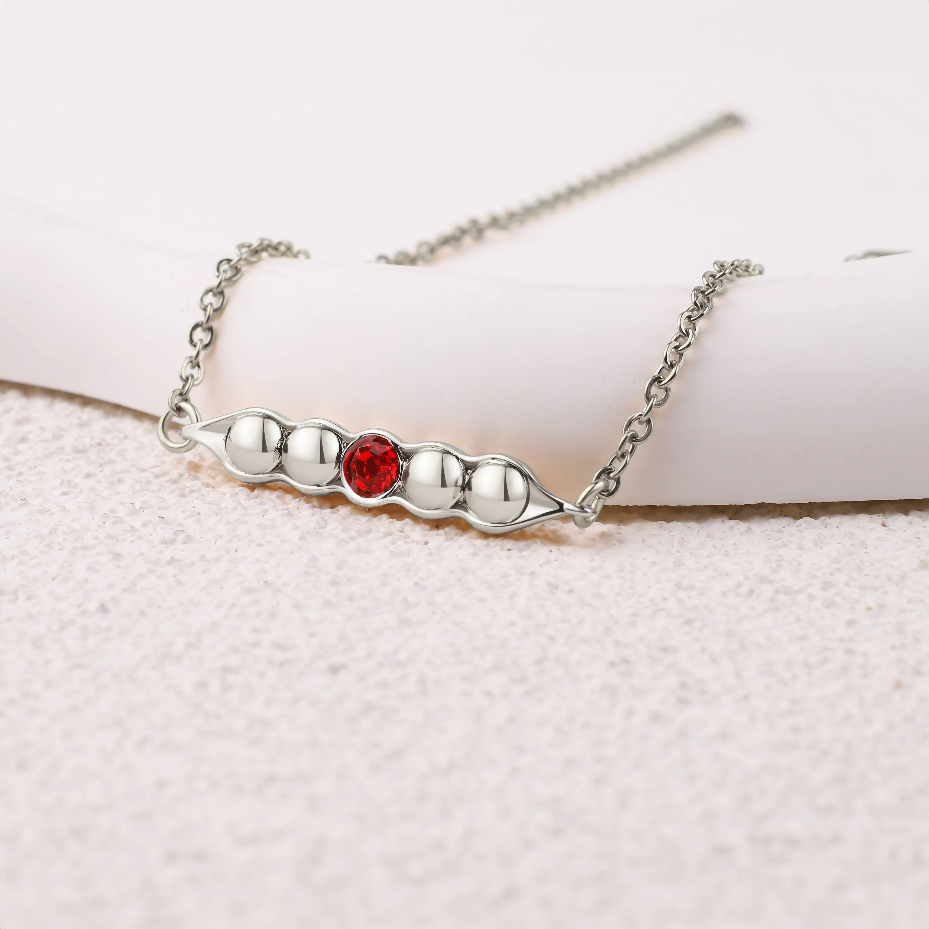 Peas in a Pod Birthstone Bracelet - Image 39