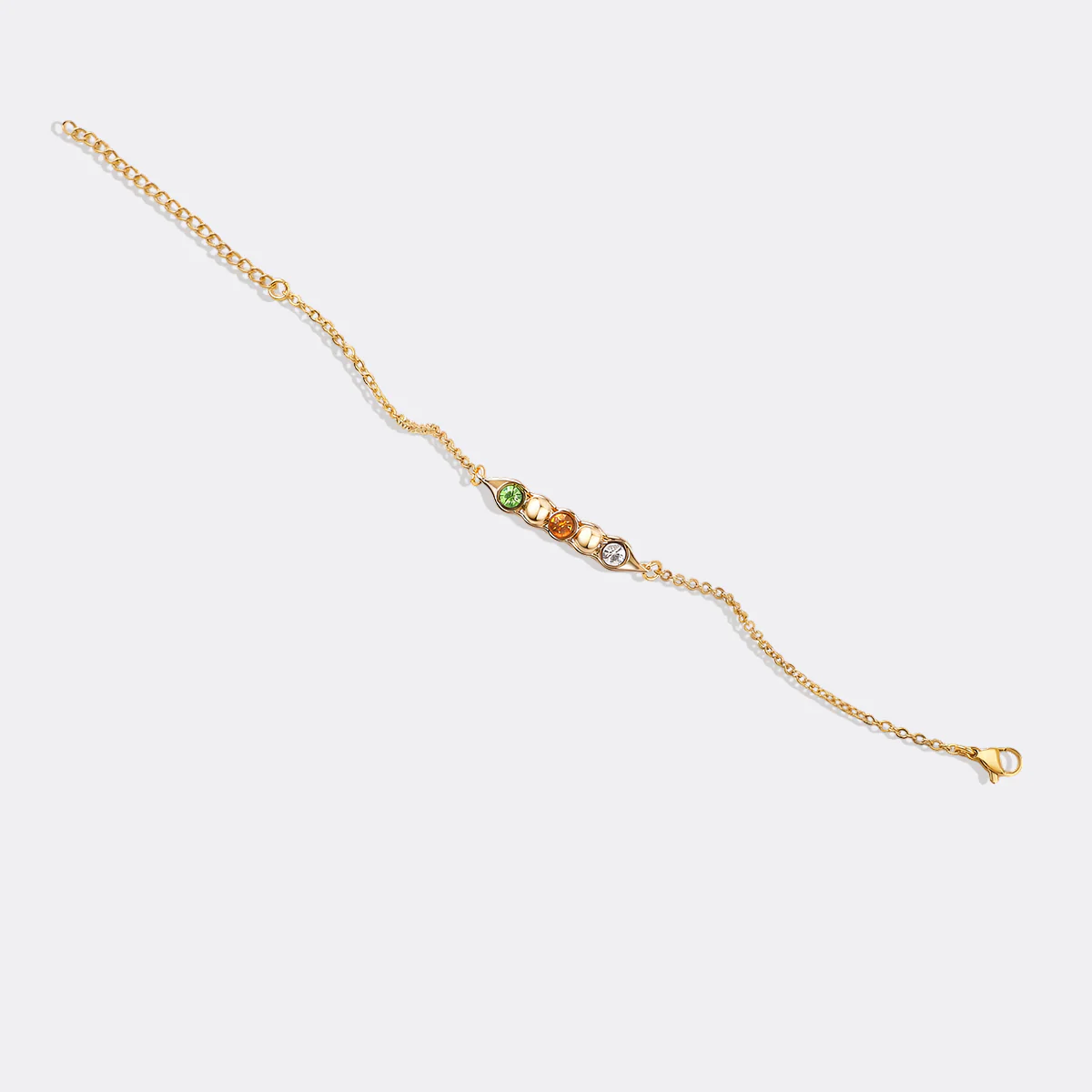 Peas in a Pod Birthstone Bracelet - Image 51