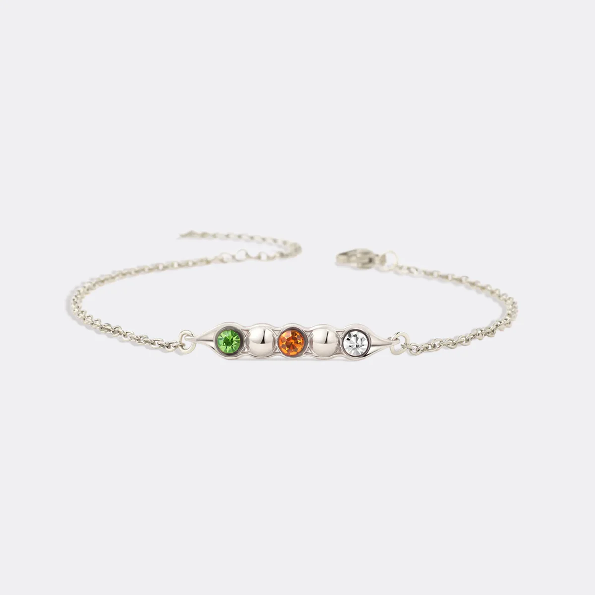 Peas in a Pod Birthstone Bracelet - Image 60