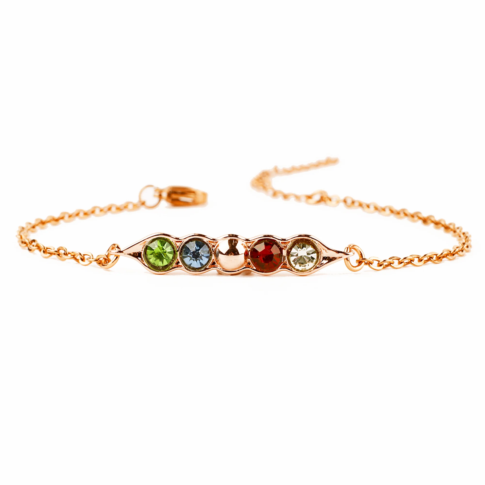 Peas in a Pod Birthstone Bracelet - Image 9