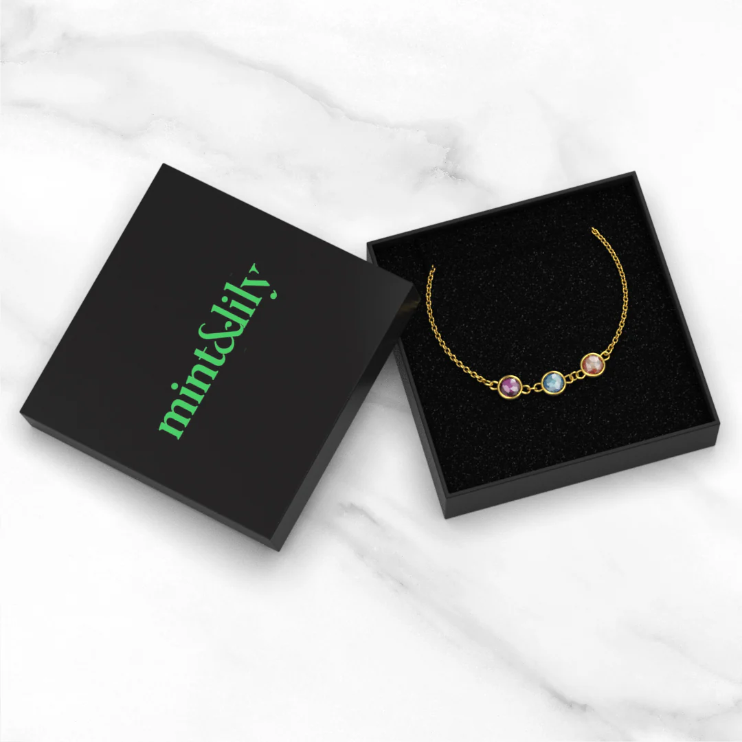 Personalized Birthstone Bracelet - Image 6