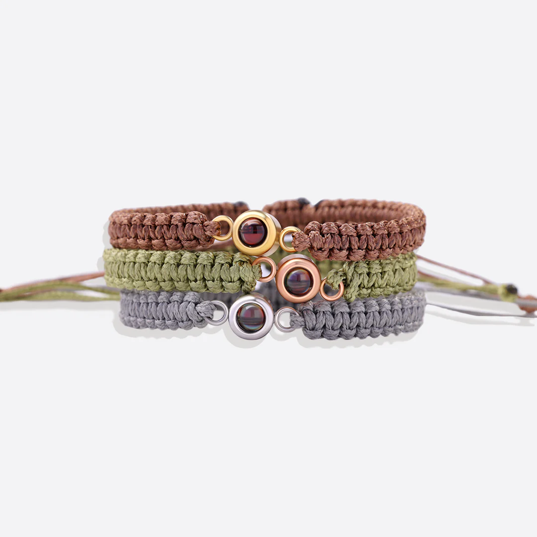 Personalized Braided Photo Bracelet - Image 160