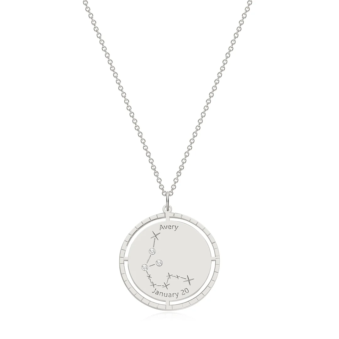 Personalized Constellation Pendant Necklace - Image 27