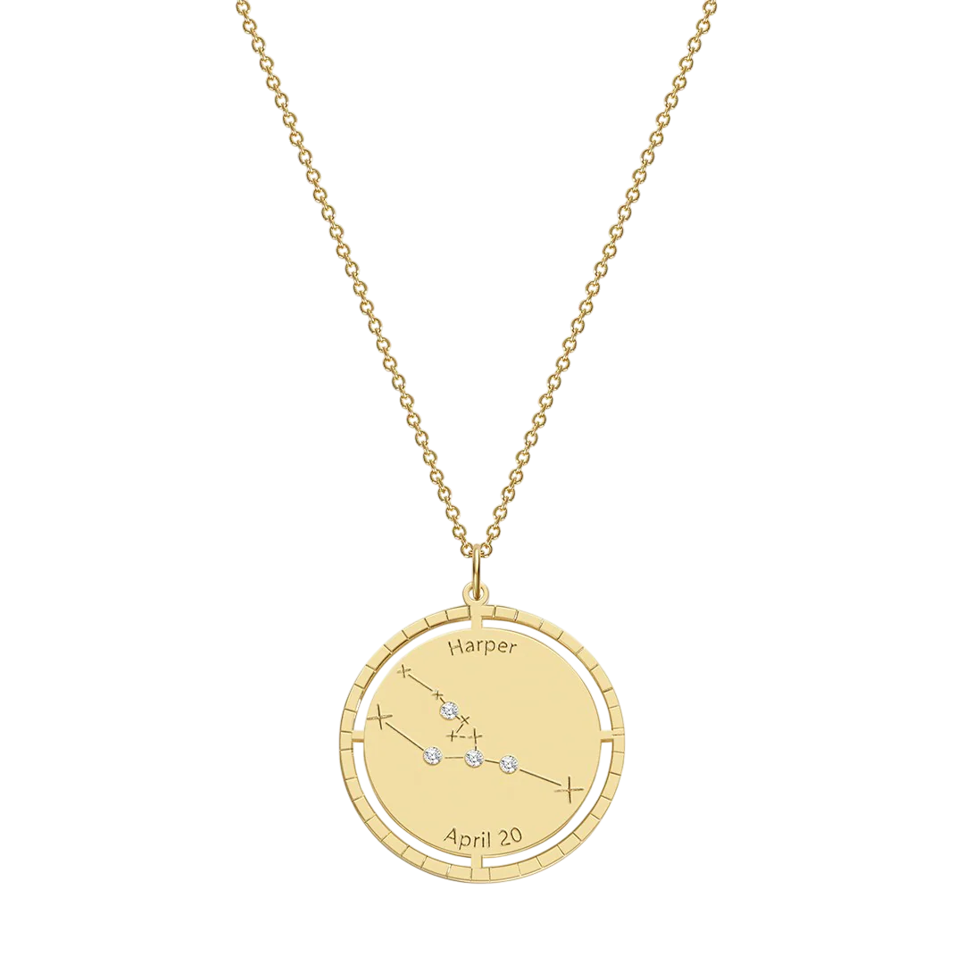 Personalized Constellation Pendant Necklace - Image 38