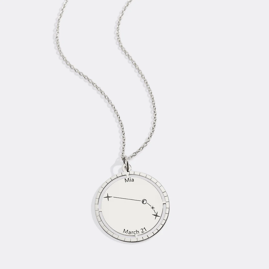 Personalized Constellation Pendant Necklace - Image 78