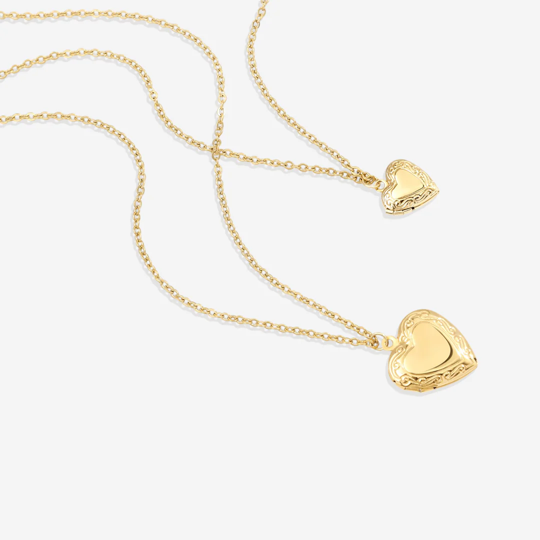 Personalized Heart Locket Necklace - Image 7
