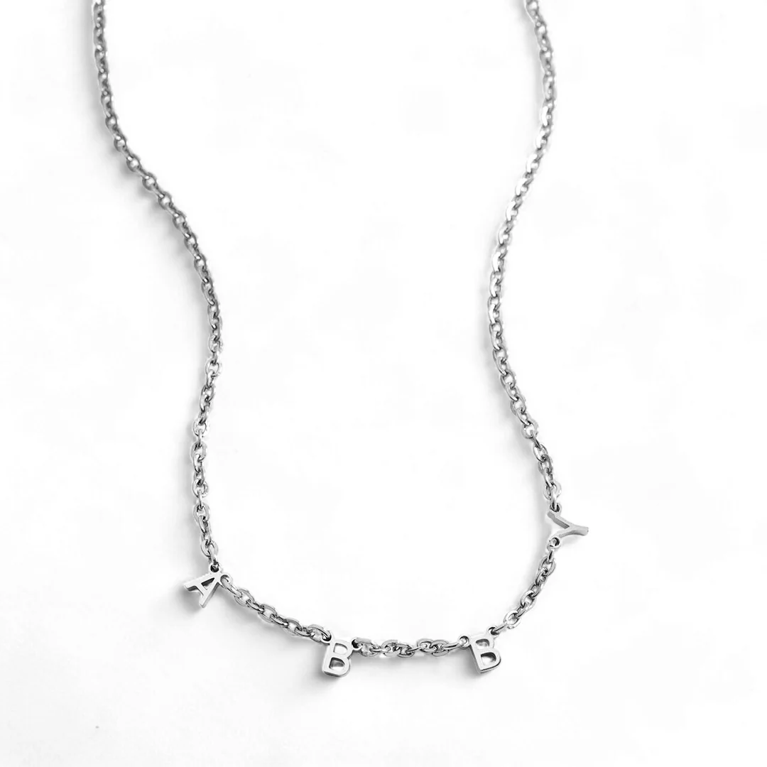 Personalized Minimalist Letter Necklace - Image 21