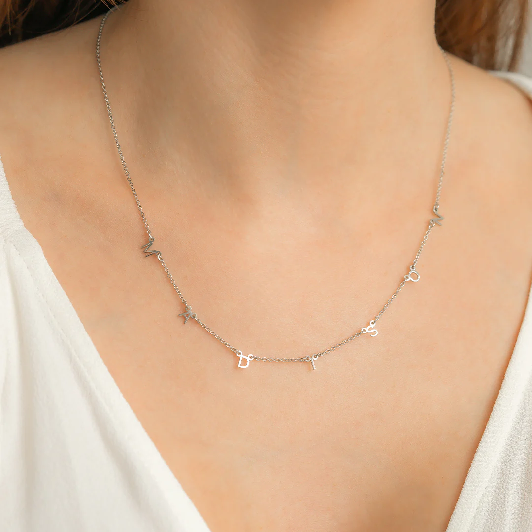 Personalized Minimalist Letter Necklace - Image 6
