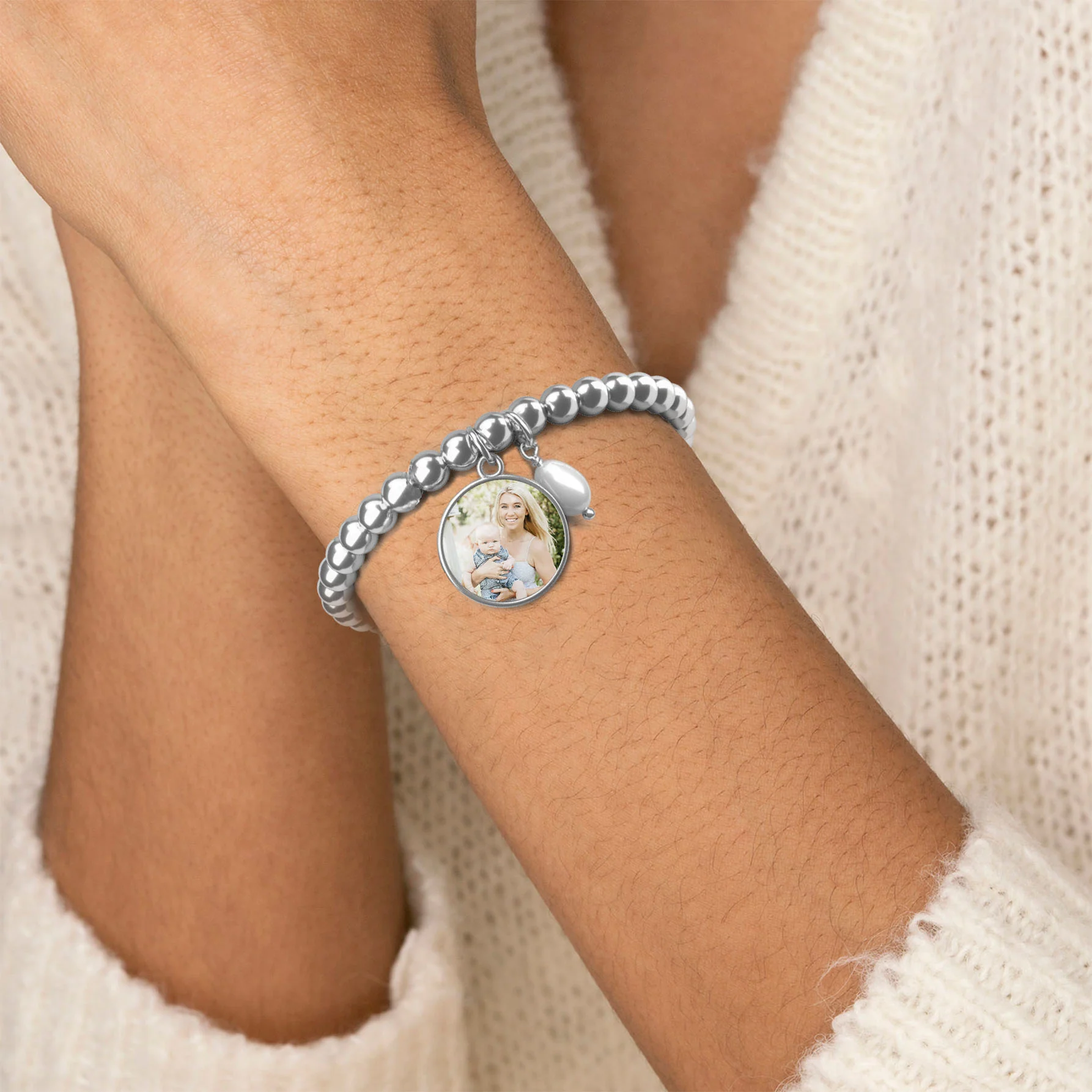 Personalized Photo Diana Charm Bracelet - Image 8