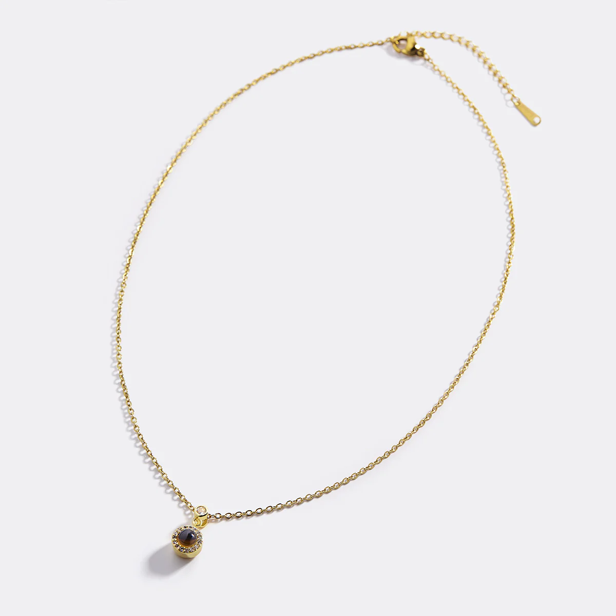 Petite Halo Photo Necklace - Image 21