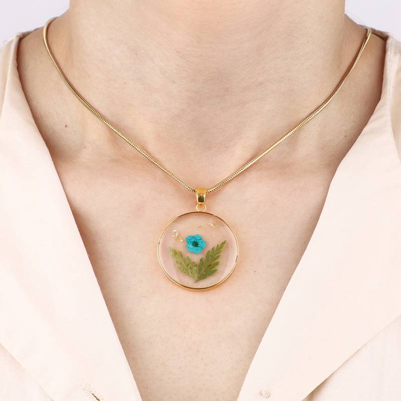 Pressed Birth Flower Necklace - Image 10
