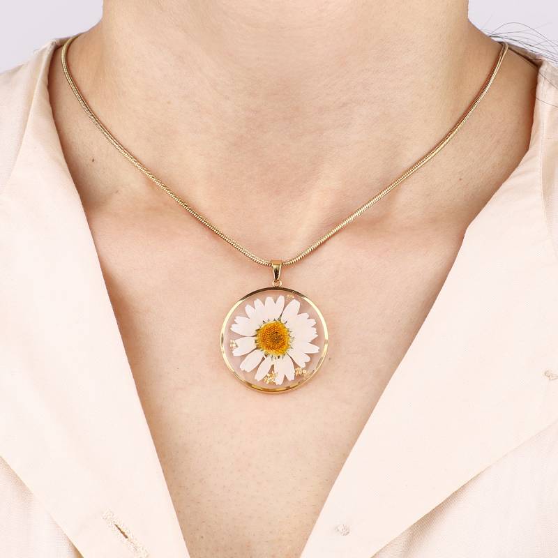 Pressed Birth Flower Necklace - Image 11