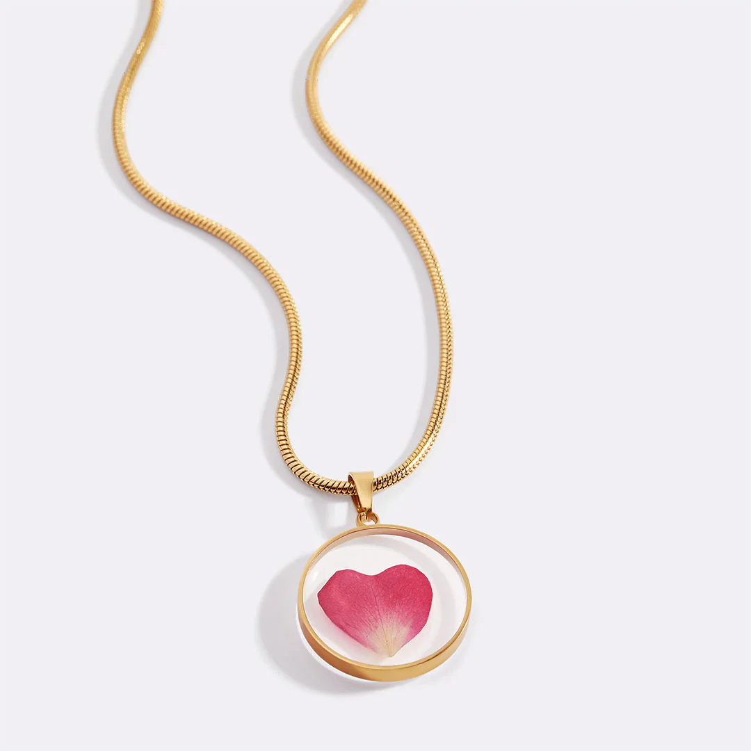 Pressed Birth Flower Necklace - Image 145