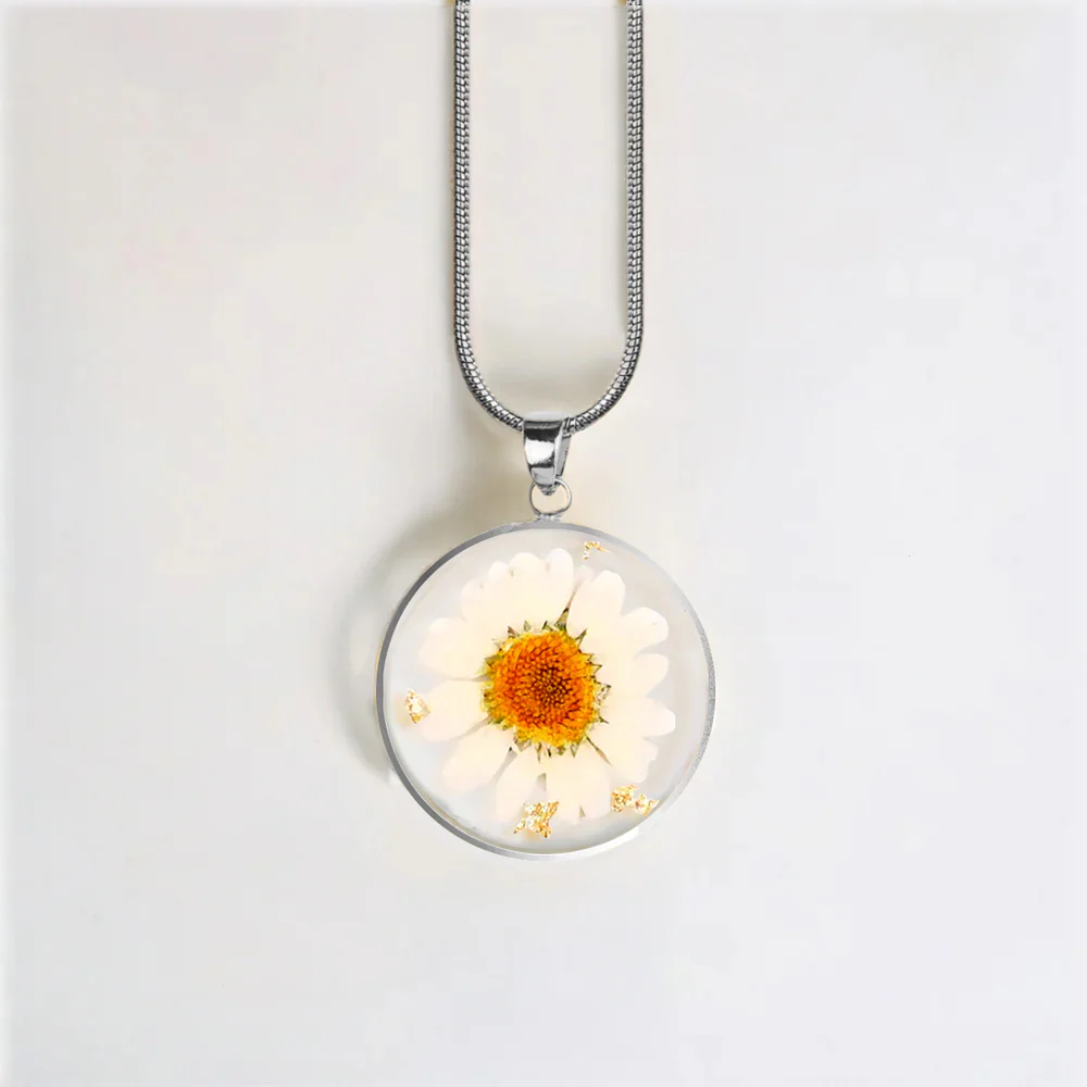 Pressed Birth Flower Necklace - Image 149