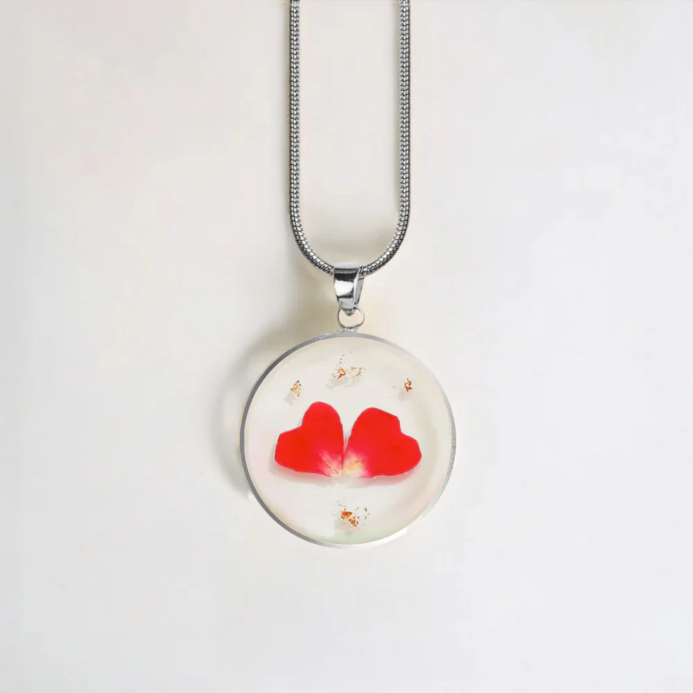Pressed Birth Flower Necklace - Image 155