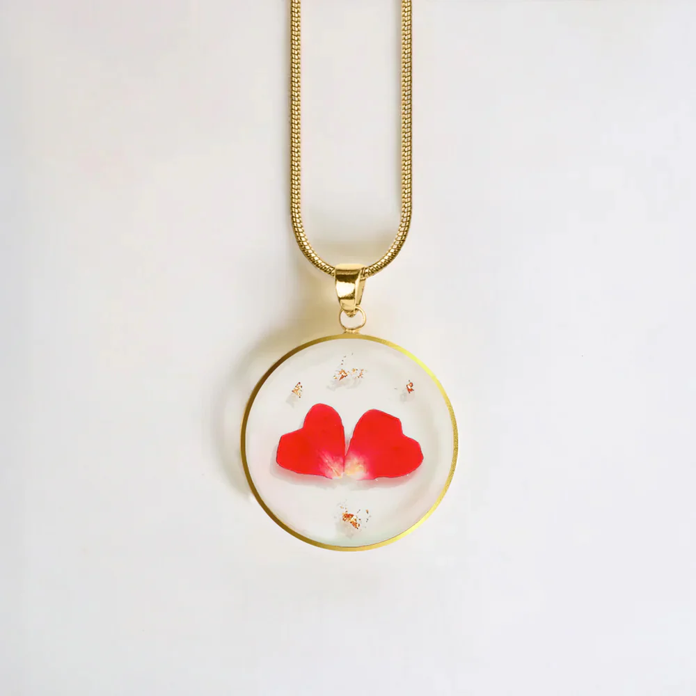 Pressed Birth Flower Necklace - Image 164