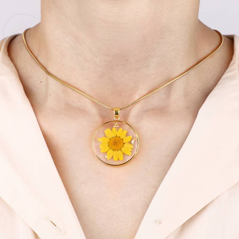 Pressed Birth Flower Necklace - Image 17