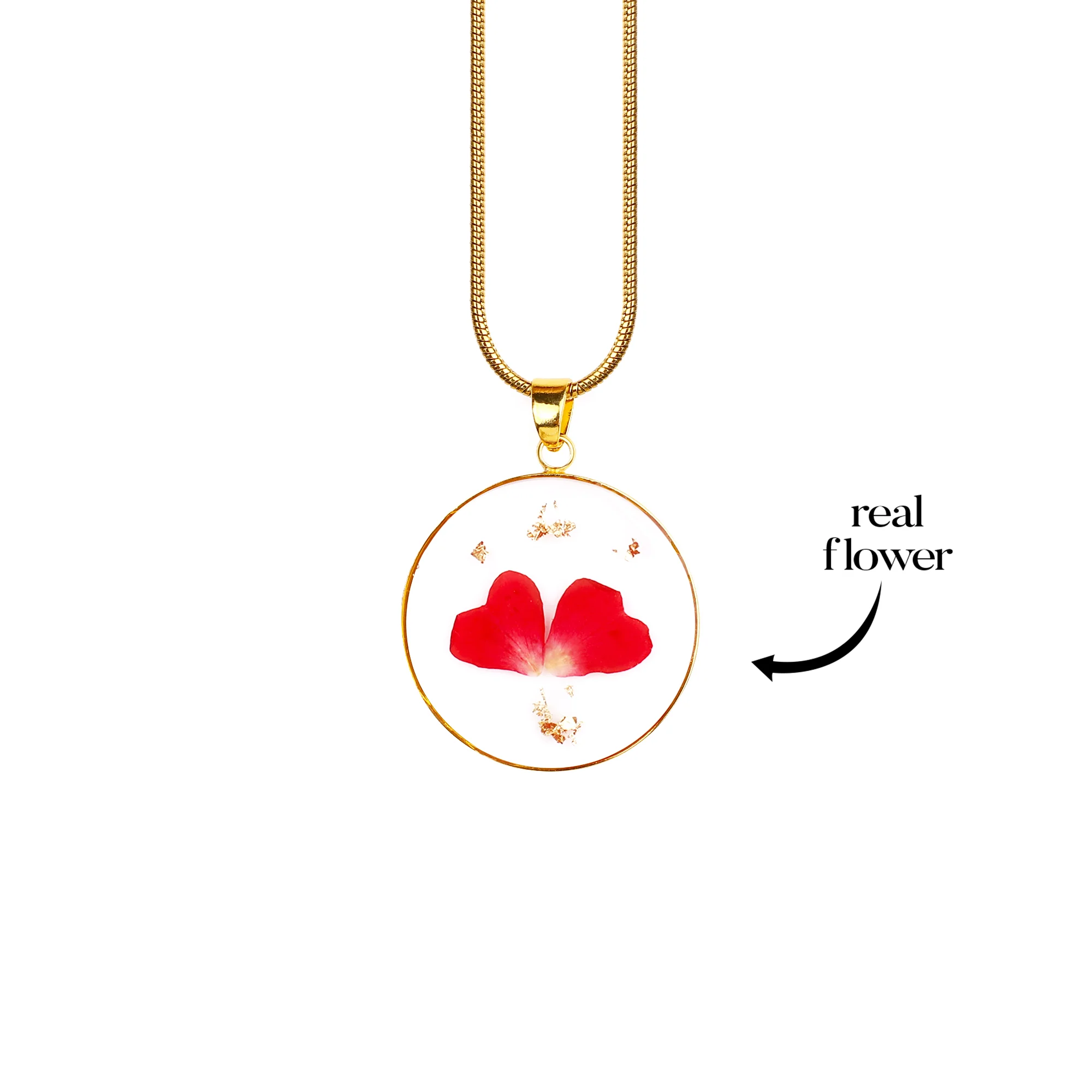Pressed Birth Flower Necklace - Image 21