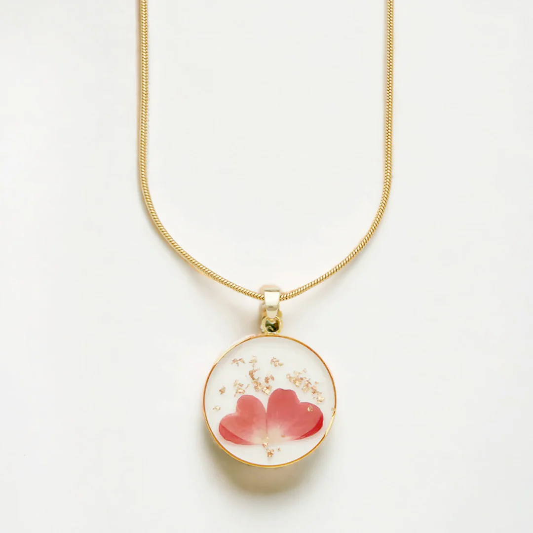 Pressed Birth Flower Necklace - Image 27