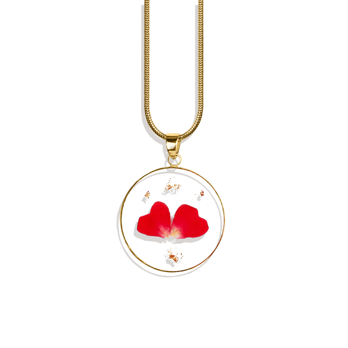 Pressed Birth Flower Necklace - Image 4
