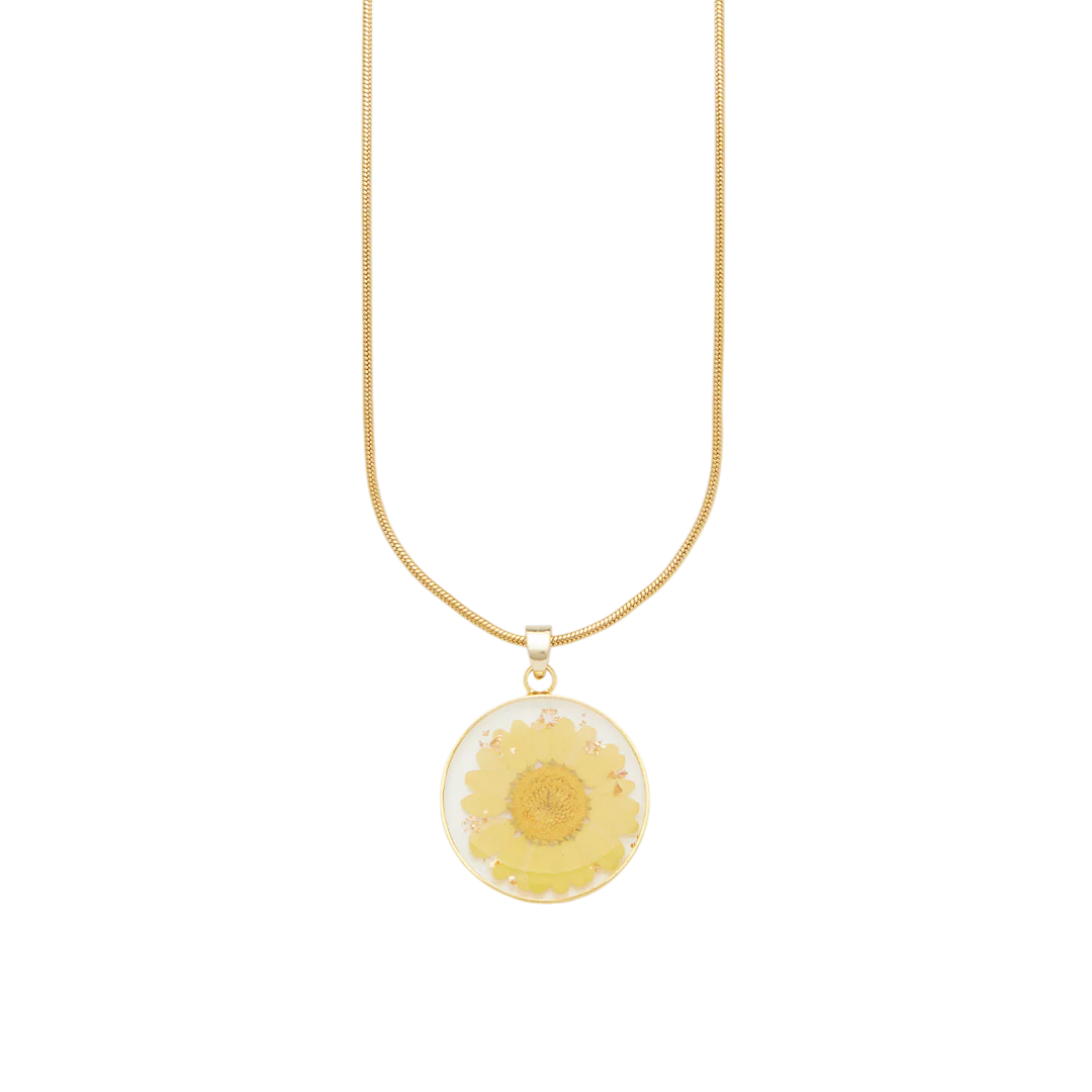 Pressed Birth Flower Necklace - Image 45
