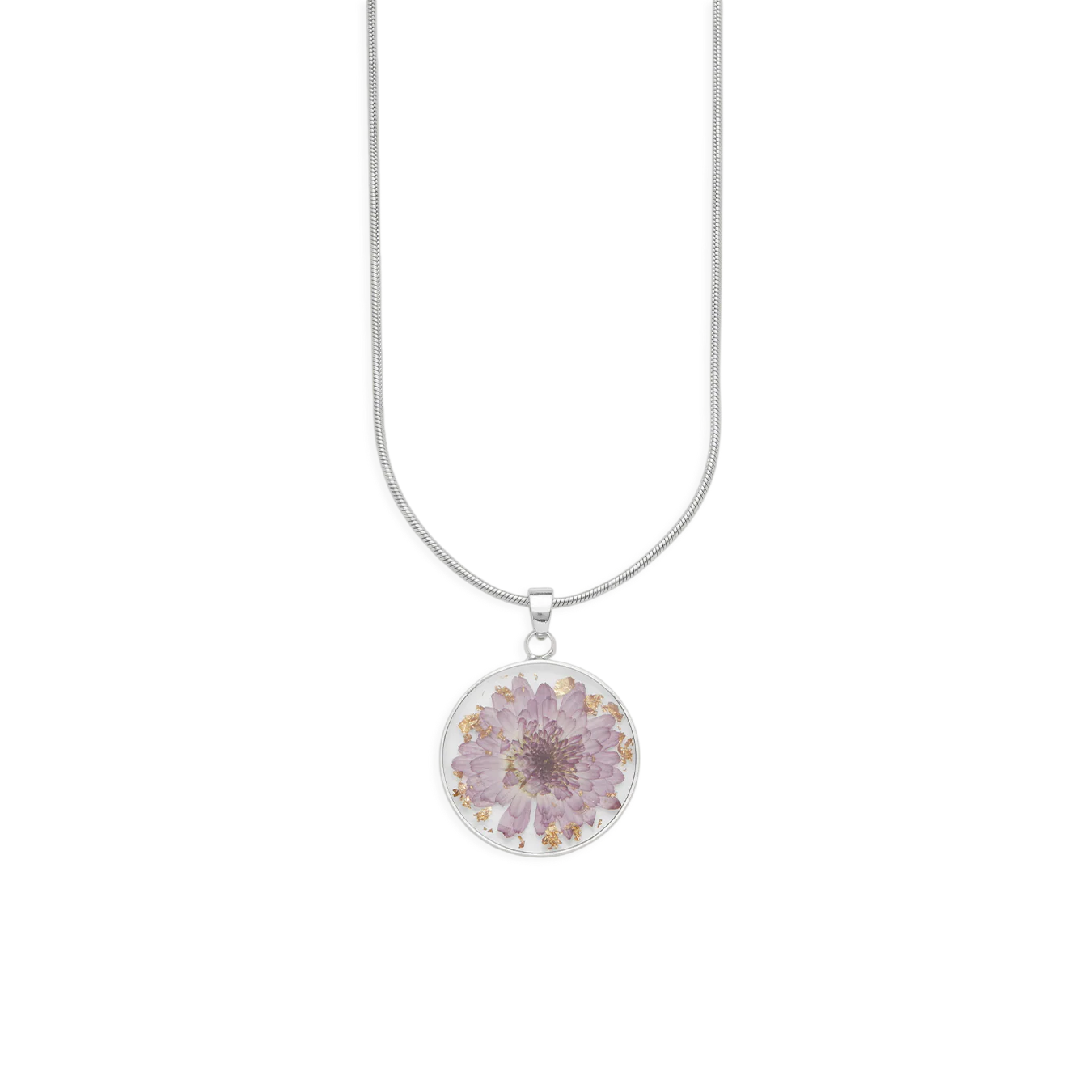 Pressed Birth Flower Necklace - Image 48