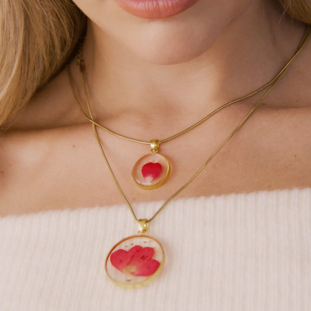 Pressed Birth Flower Necklace - Image 5