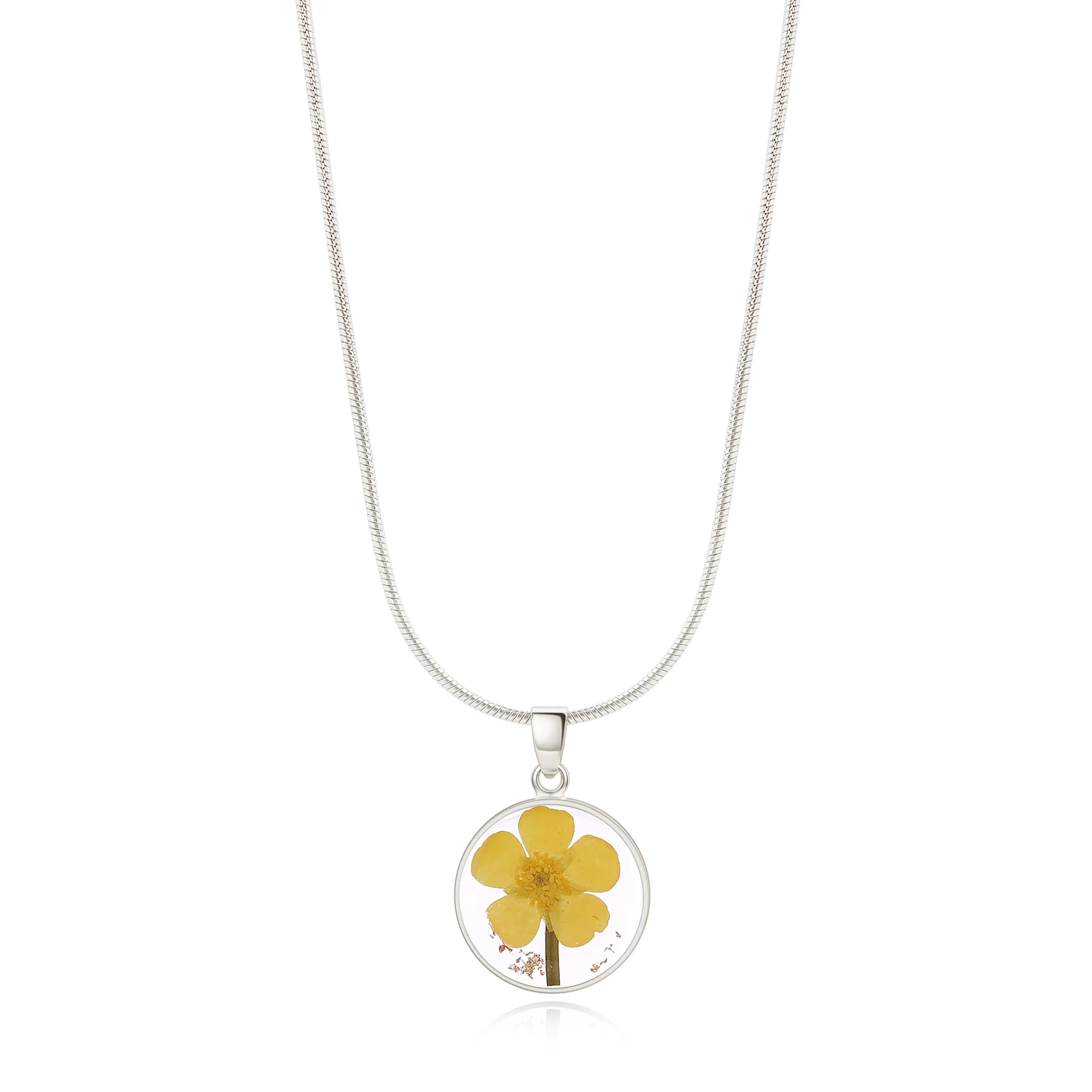 Pressed Birth Flower Necklace - Image 66