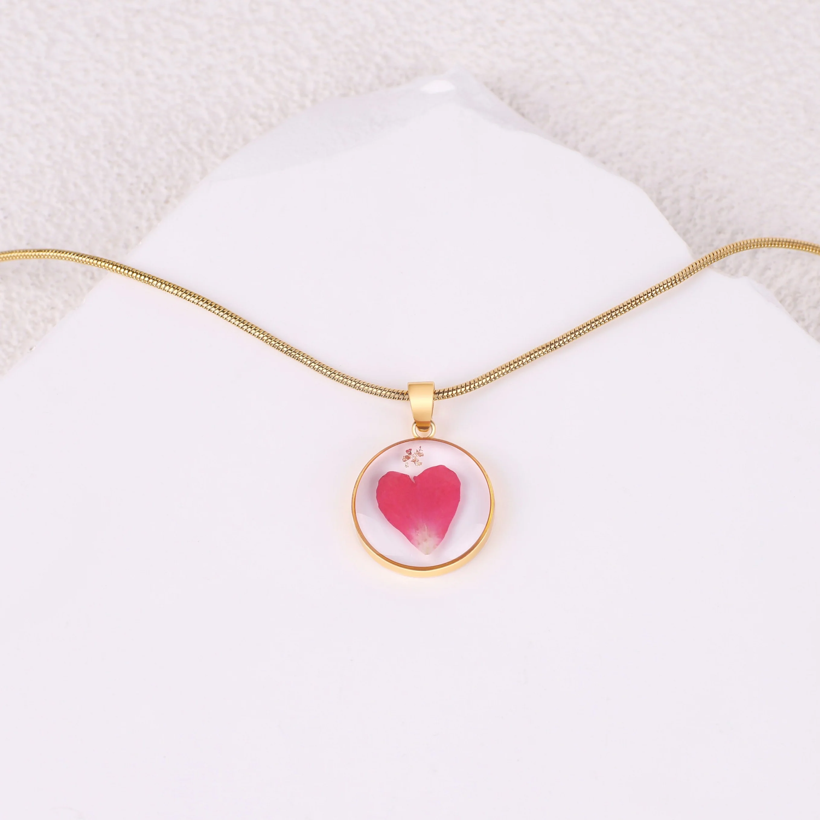 Pressed Birth Flower Necklace - Image 69