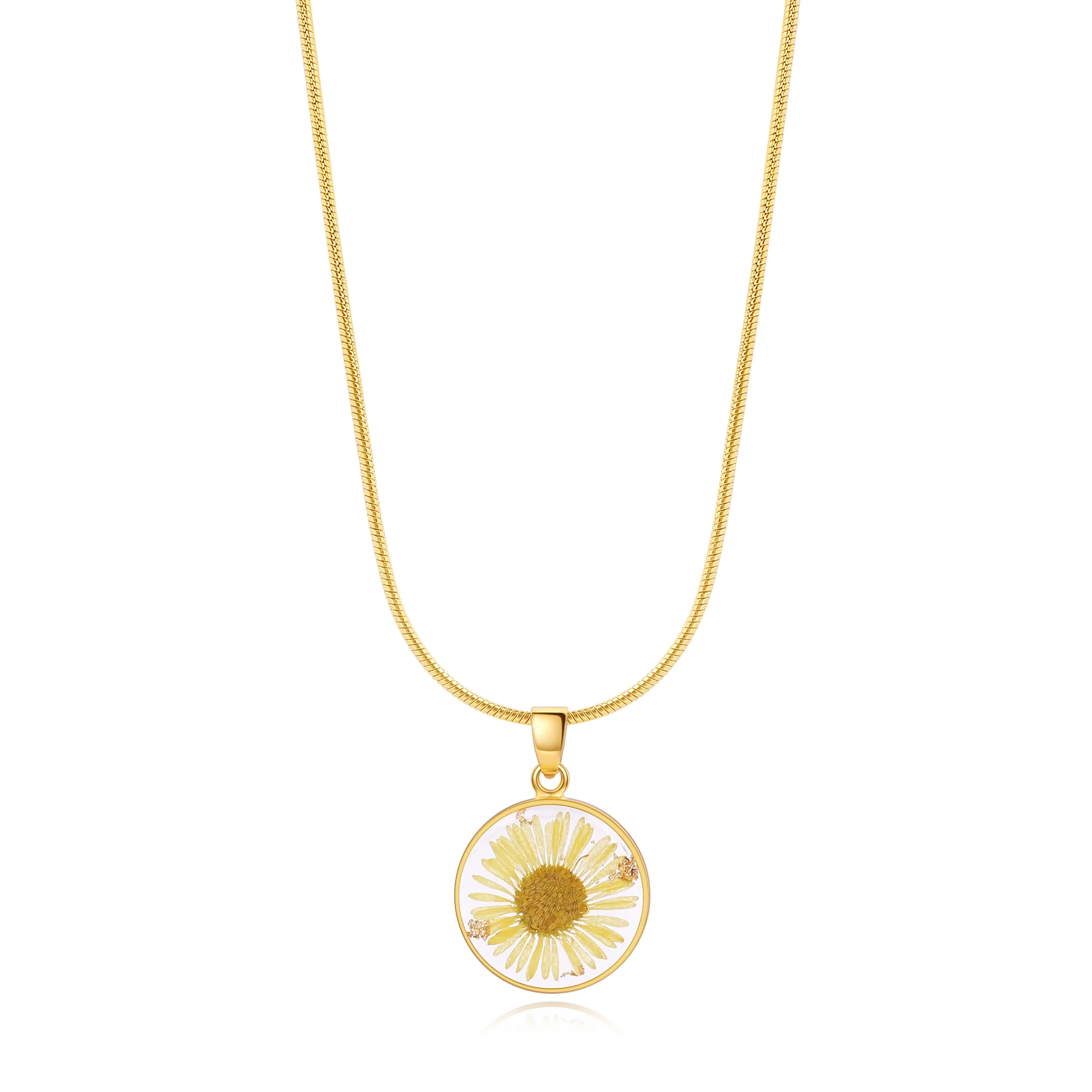 Pressed Birth Flower Necklace - Image 85