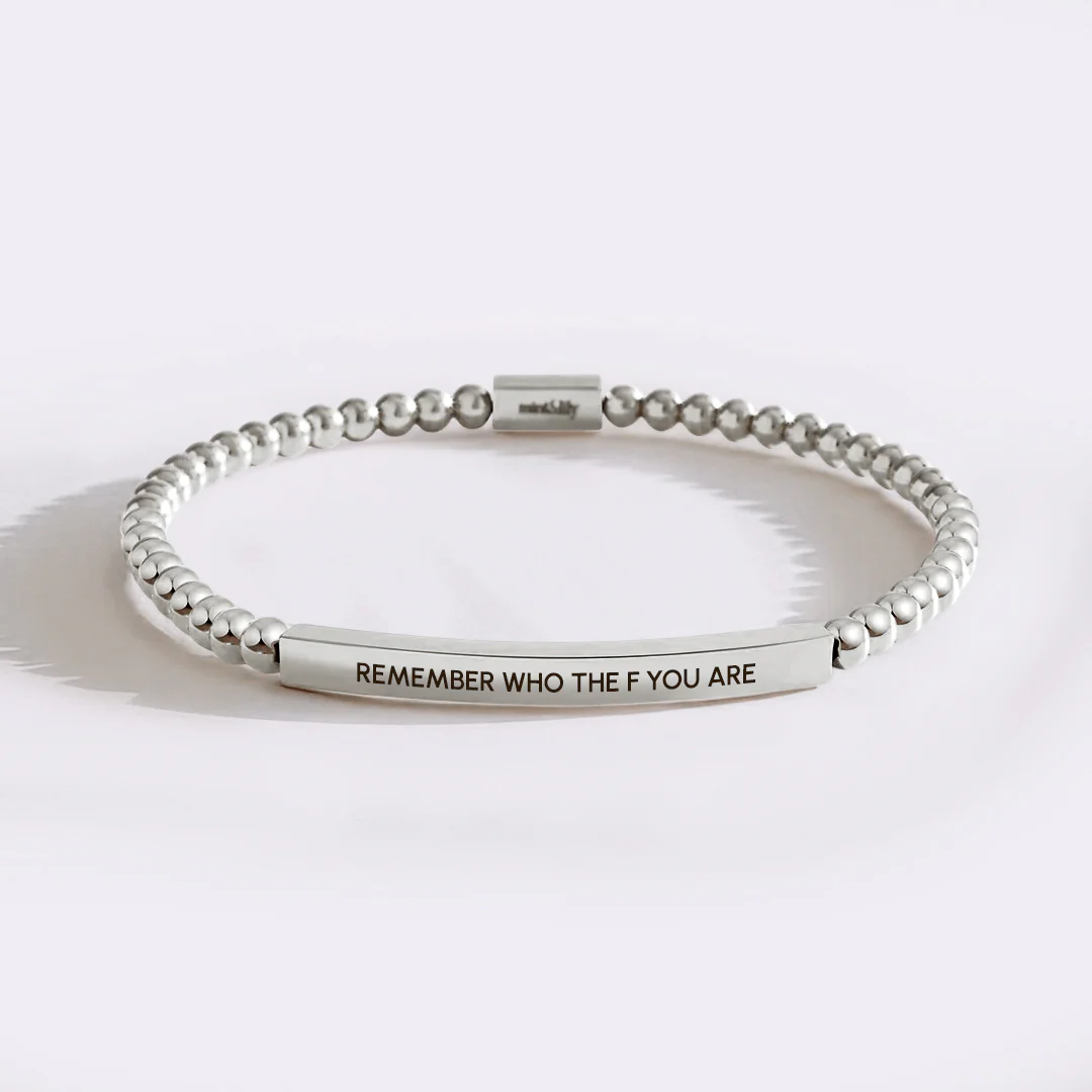 Remember Who The F You Are Beaded Inspire Bracelet - Image 7